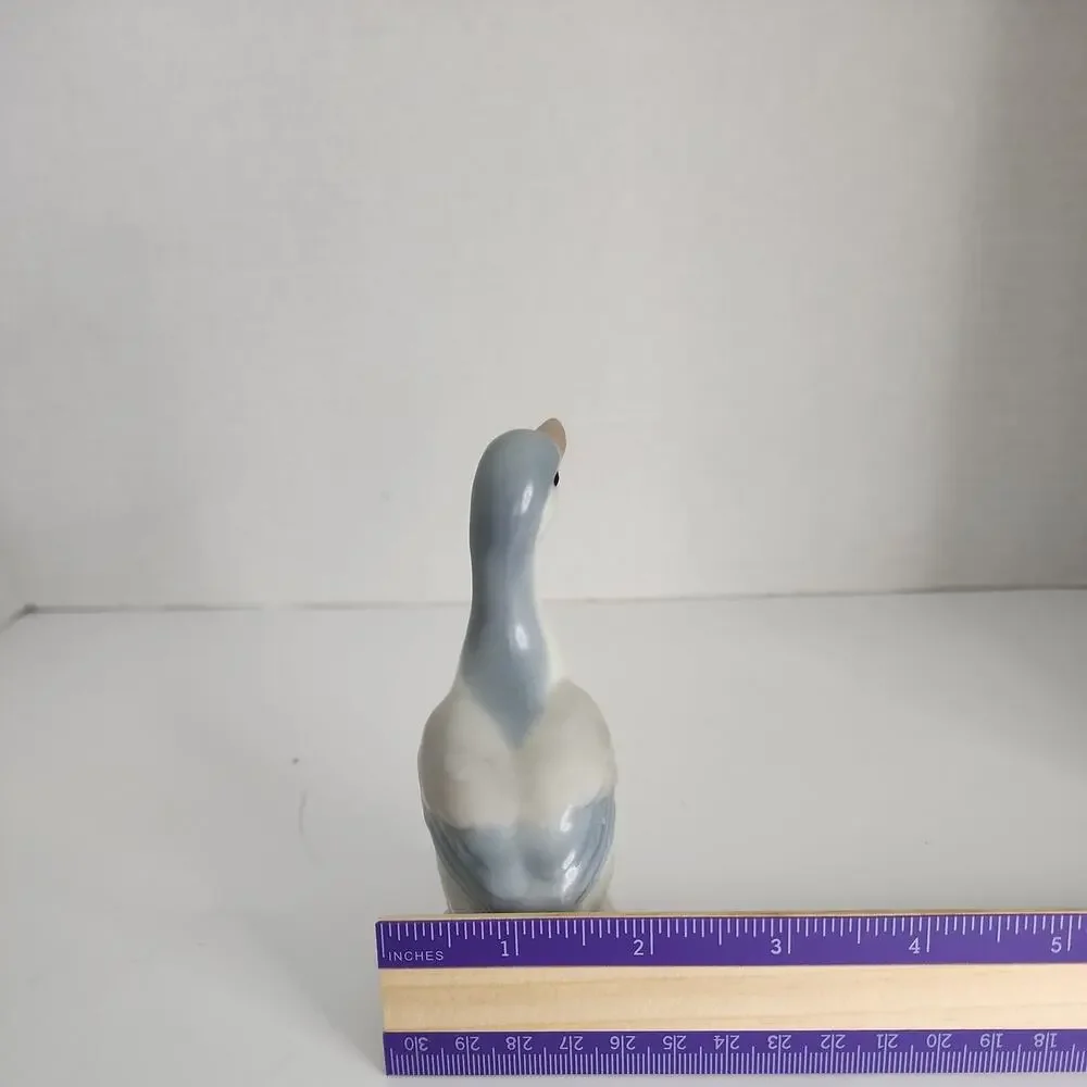 Vtg Otagiri Gray Goose Ceramic Figurine Japan Muted Color Matte Finish